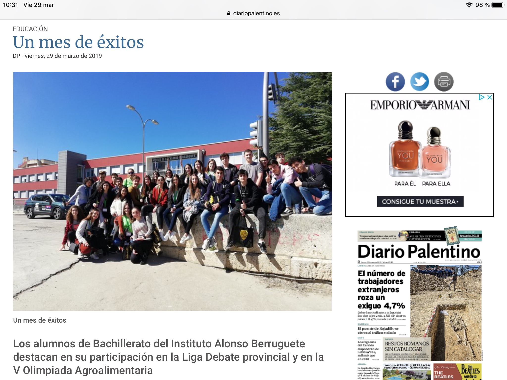 Un mes de éxitos Un mes de éxitos